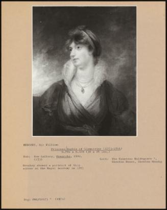 Princess Sophia Of Gloucester (1773 - 1844)