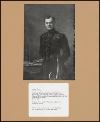 Portrait Of Charles Lennox, 7th Duke Of Richmond And Gordon (1845-1928), Standing Full-Length, Wearing Full-Dress Uniform Of The Grenadier Guards