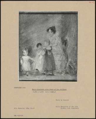 Maria Constable With Three Of Her Children