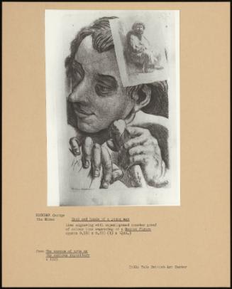 Head And Hands Of A Young Man