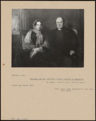 Portrait Of Rev And Mrs Wilson (Rector Of Banbury)