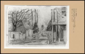 Village And Bare Trees 1916