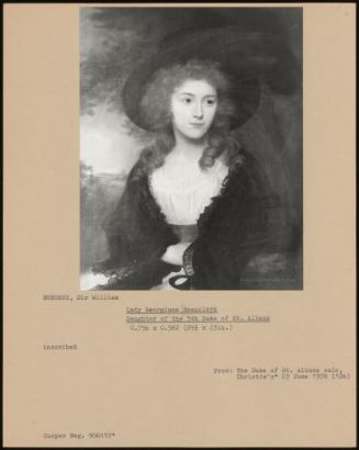 Lady Georgiana Beauclerk Daughter Of The 5th Duke Of St. Albans