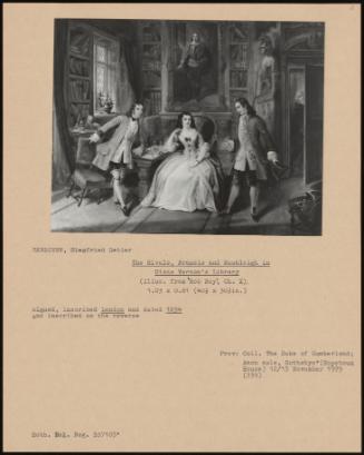 The Rivals, Francis And Rushleigh In Diana Vernon's Library