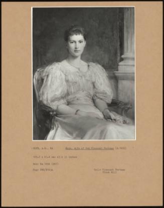 Mary, Wife Of 2nd Viscount Portman (d. 1899)