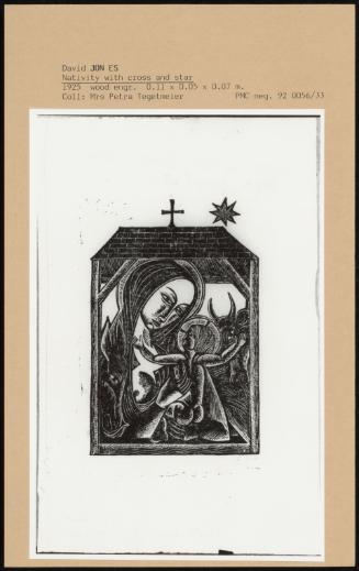 Nativity With Cross And Star