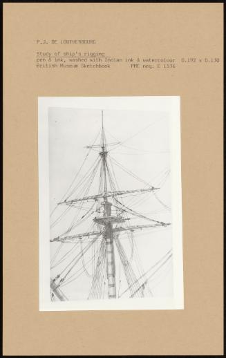 Study of Ship's Rigging