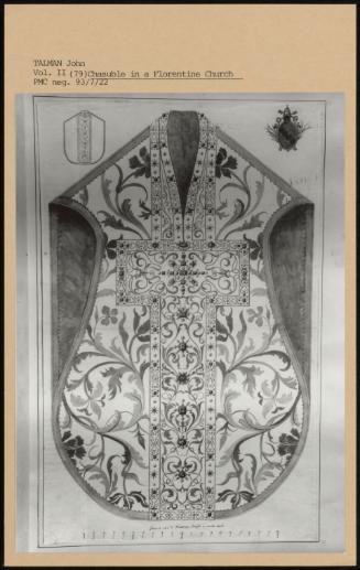 Chasuble In A Florentine Church