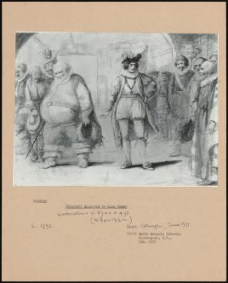 Falstaff Reproved By King Henry