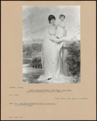 Lady Georgina Buckley (Nee West) And Child