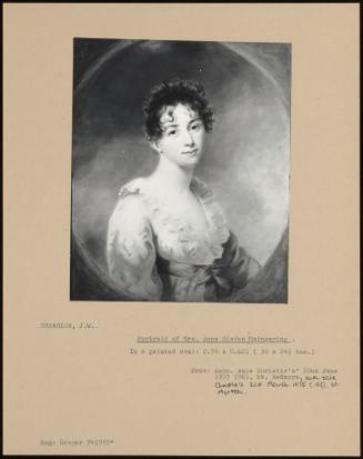 Portrait Of Mrs. Anne Sladen Mainwaring.