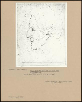 Study For The Head Of The 1st Duke Of Wellington