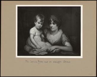 Portrait Of Mrs. Lavinia Foster And Her Daughter Emma