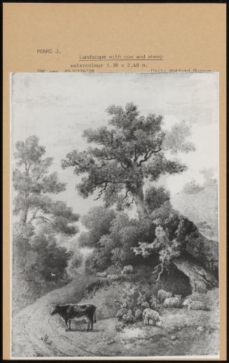 Landscape With Cow And Sheep