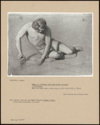Study Of A Reclining Male Nude In The Character Of Narcissus