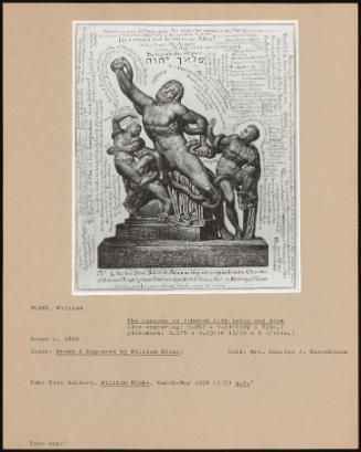 The Laocoon As Jehovah Wit Satan And Adam