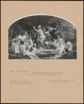 Diana Surprised By Actaeon, A Study