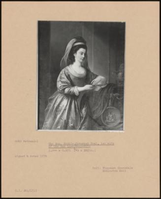 The Hon. Sophia Susannah Noel, 1st Wife Of The 2nd Lord Scarsdale