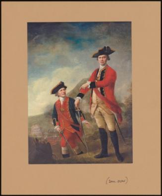 Lieutenant-General The Hon. Philip Sherard And Captain William Tiffin, At The Battle Of Brucke-Muhle, 21 September 1762