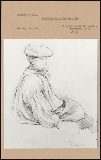 Study Of A Boy Facing Right