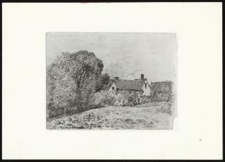 Farm House, East Bergholt, (Recto)–(After Cleaning)