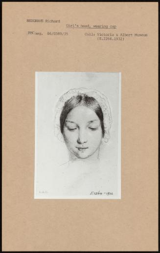 Girl's Head, Wearing Cap