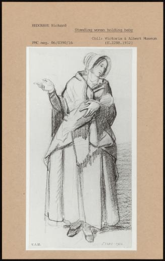 Standing Woman Holding Baby