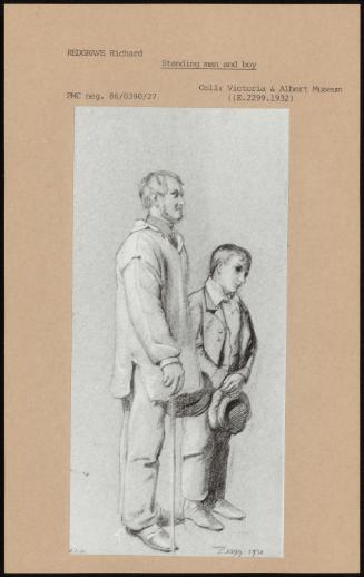 Standing Man And Boy