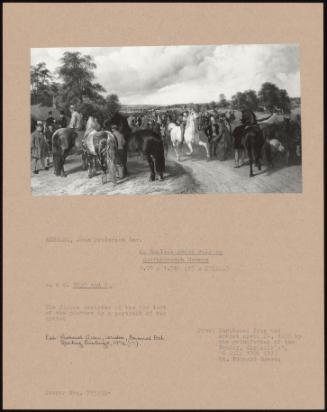 An English Horse Fair On Southborough Common