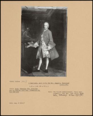 A Gentleman, Said To Be The Hon. Augustus Townshend (1716-1745)