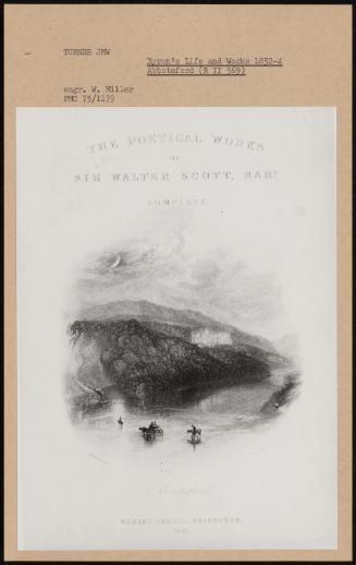 Byron's Life And Works 1832-4; Abbotsford (R Ii 569)