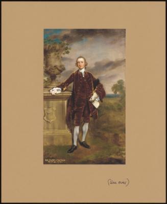 PORTRAIT OF JOHN CORBET OF SUNDORNE, SHROPSHIRE IN A LANDSCAPE