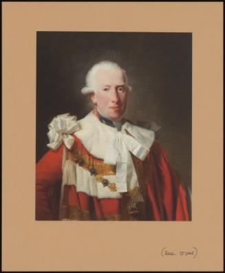 PORTRAIT OF H.R.H. PRINCE WILLIAM HENRY, 1ST DUKE OF GLOUCESTER AND EDINBURGH (1743 - 1805) WEARING PEERS ROBES AND THE CHAIN OF THE GARTER