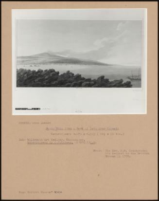 Mount Etna From A Rock Of Lava Near Catania