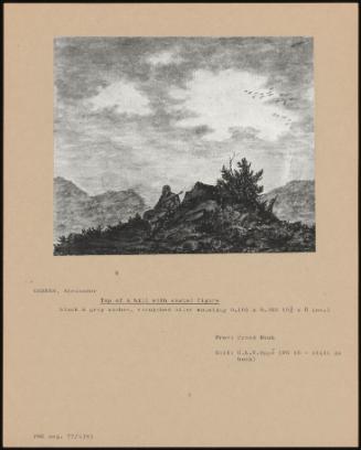 Top Of A Hill With Seated Figure