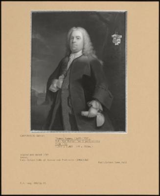 Thomas Rowney (1693-1759), M.P. Ofr Oxford For 6 Parliaments From 1722