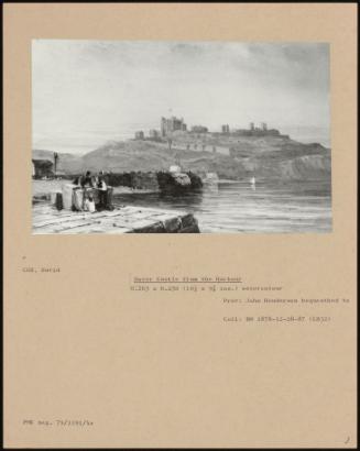 Dover Castle From The Harbour