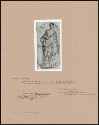 Study For A Statue, Probably Of Charles II Or James II