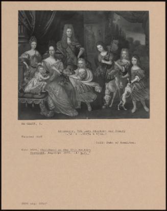 Alexander, 5th Lord Blantyre And Family