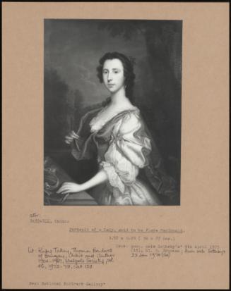 Portrait Of A Lady, Said To Be Flora Macdonald.