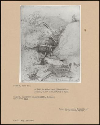 A Mill In Wales Near Llantysilio