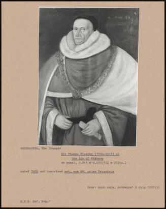 Sir Thomas Fleming (1544-1613) At The Age Of 64 Years