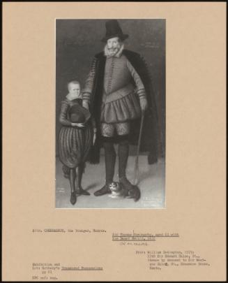 Sir Thomas Coningsby, Aged 61 With His Dwarf Grikit, 1612