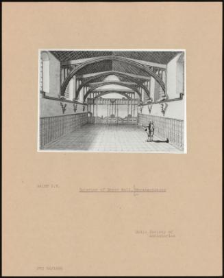 Interior Of Great Hall, Herstmonceux