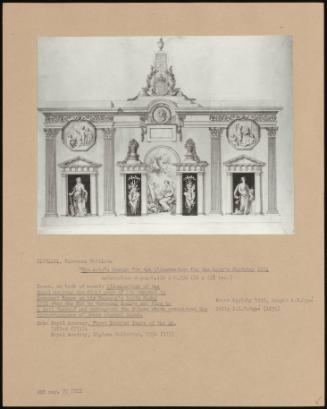 The Arts": Design For The Illumination For The King's Birthday 1771"