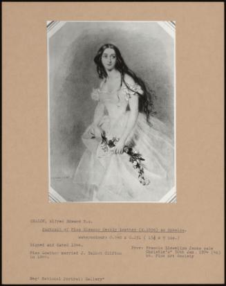 Portrait Of Miss Eleanor Cecily Lowther (d. 1894) As Ophelia