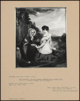 The Caution - An Old Woman Admonishing A Young Girl