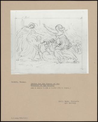 Sketch For The Fresco Of The Massacre Of The Sciotes