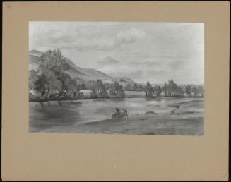 A River Scene In The Lake District