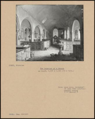 The Interior Of A Church